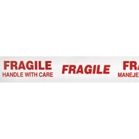 Ruban d'emballage Scotch 3771 avec message, Adh&eacute;sif Thermofusible, 2 mils, 48 mm (1-22/25") x 100 m (328') Planification Entrepots Molloy
