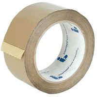 Box Sealing Tape, Hot Melt Adhesive, 1.6 mils, 48 mm (1-22/25") x 50 m (164') Planification Entrepots Molloy