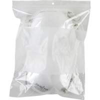 Sacs en poly avec espace inscriptible blanc, Refermable, 10" x 8", 2 mils Planification Entrepots Molloy