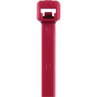 T Series Cable Ties, 8" Long, 50 lbs. Tensile Strength, Red PG629 | Planification Entrepots Molloy