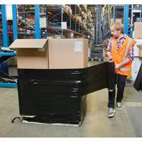 Film &eacute;tirable, Calibre 0,8 (20,3 microm&egrave;tres), 15" x 1500', Noir opaque Planification Entrepots Molloy