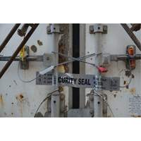 Scell&eacute;s de haute s&eacute;curit&eacute;, 12", M&eacute;tal, Scell&eacute; &agrave; c&acirc;ble Planification Entrepots Molloy