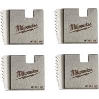 Matrices de tuyauterie portables NPT, Pour tuyau de 1-1/4", Acier rapide Planification Entrepots Molloy