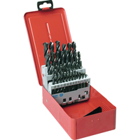 Jobber Length Drill Set, 11 Pieces, High Speed Steel Planification Entrepots Molloy