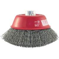 Crimped Wire Cup Brush Steel Planification Entrepots Molloy