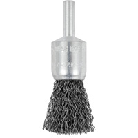 Brosse &agrave; fils cr&ecirc;p&eacute;s mont&eacute;e sur mandrin E050-12, 1/2", Fils 0,012", Tige 1/4" Planification Entrepots Molloy