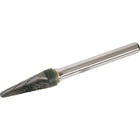 Fraise au carbure dur, SL-1, 1/4" dia., 1/4" Tige, 5/8" Prof. de la coupe Planification Entrepots Molloy
