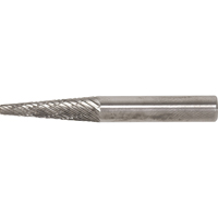 Solid Carbide Burr, SM-1, 1/4" Dia., 1/4" Shank, 1/2" Depth of Cut Planification Entrepots Molloy