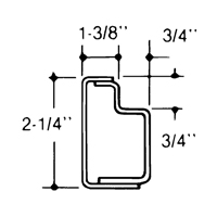 Poutres étagées pour rayonnage  