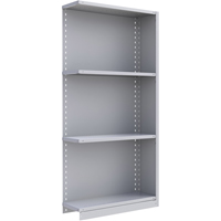 Interlok Shelving Unit, Steel, Boltless, 800 lbs. Capacity, 36" W x 76" H x 24" D Planification Entrepots Molloy