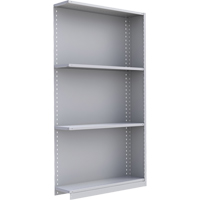 Interlok Shelving Unit, Steel, Boltless, 450 lbs. Capacity, 48" W x 88" H x 24" D Planification Entrepots Molloy