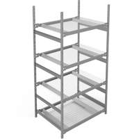 Wide Span Storage Shelving, Boltless, 1340 lbs. Capacity, 42" W x 84" H x 32" D Planification Entrepots Molloy