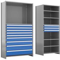 Cabinet d'entreposage à tiroirs intégré Interlok RN761 | Planification Entrepots Molloy