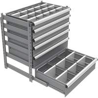 Cabinet d'entreposage à tiroirs intégré Interlok RN750 | Planification Entrepots Molloy