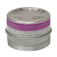 Cartouches pour respirateurs Comfo, Cartouche gaz/vapeur, Gaz acide/P100 Planification Entrepots Molloy