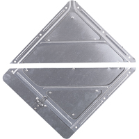 Porte-plaques, Aluminium SAG844 | Planification Entrepots Molloy