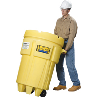 Barils de r&eacute;cup&eacute;ration sur roues Overpack, 95 gal. US, Mobile Planification Entrepots Molloy