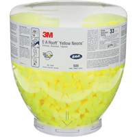 Bouchons d'oreilles E-A-RSoft Yellow Neon, Vrac - Contenant Planification Entrepots Molloy