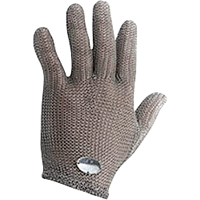 Mesh Glove, Size 6/X-Small, Stainless Steel Shell, ANSI/ISEA 105 Level 5 Planification Entrepots Molloy