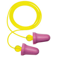 Bouchons d'oreilles en mousse sans contact E-A-R, Paire - Sac en poly, Avec cordon Planification Entrepots Molloy