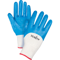 Gants enduits et tricot&eacute;s sans coutures de poids moyen, 7/Petit, R&ecirc;vetement Nitrile, Calibre 13, Enveloppe en Coton Planification Entrepots Molloy