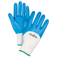 Gants enduits et tricot&eacute;s sans coutures de poids moyen, 8/Moyen, R&ecirc;vetement Nitrile, Calibre 13, Enveloppe en Coton Planification Entrepots Molloy