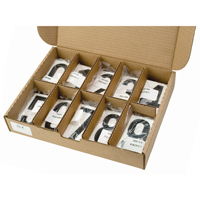 Num&eacute;ros autocollants, 0 &agrave; 9, 3-1/2" h, Noir sur blanc Planification Entrepots Molloy