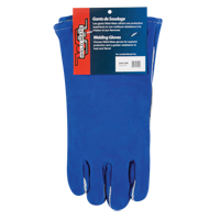 Gants de soudage &agrave; pouce & paume doubles, Cuir de vache refendu, Taille Grand Planification Entrepots Molloy