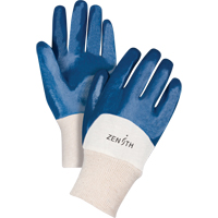 Gants &agrave; doublure interlock de poids moyen, 7/Petit, R&ecirc;vetement Nitrile, Enveloppe en Coton Planification Entrepots Molloy