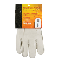 Gants de conducteur doubl&eacute;s pour l'hiver d'usage standard, 2T-Grand, Paume en Cuir fleur de vache, Molleton Planification Entrepots Molloy