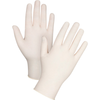 Premium Sensitive Skin Examination Gloves, Large, Latex, 4-mil, Powder-Free, Natural Planification Entrepots Molloy