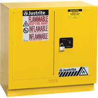 Armoire de s&eacute;curit&eacute; pour dessous de comptoir pour produits inflammables EX Sure-Grip, 22 gal., 2 Porte(s), 35" La x 35" h x 22" p Planification Entrepots Molloy