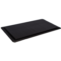 Ergo-Ease Mats, Ribbed, 2' x 10' x 7/8", Black, Rubber/Sponge Planification Entrepots Molloy