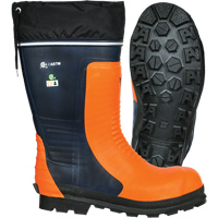 Bottes de s&eacute;curit&eacute; pour scie &agrave; chaîne Bushwhacker, Caoutchouc, Embout Acier, Pointure 6, Semelle R&eacute;sistant aux perforations Planification Entrepots Molloy