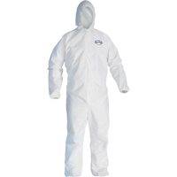 Combinaisons Kleenguard A40, Moyen, Blanc, Microporeux Planification Entrepots Molloy
