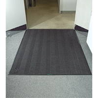 Tapis Waterhog Eco Elite, Essuie-pieds/grattoir, 4' x 6' x 3/8", Cendre grise Planification Entrepots Molloy