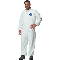 Coveralls, Medium, White, Tyvek&reg; 400 Planification Entrepots Molloy