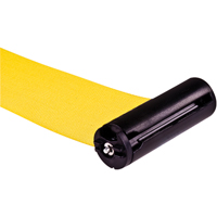 Poteau r&eacute;cepteur pour barri&egrave;res sur pieds pour le contr&ocirc;le des foules, Hauteur de 35", Jaune Planification Entrepots Molloy