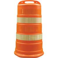 Barils pour canalisation du trafic Trailboss, Hauteur 41,27'', Orange Planification Entrepots Molloy