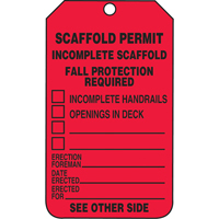 Inspection Tags, Plastic, 3-3/8" W x 5-7/8" H, English Planification Entrepots Molloy