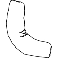 Sleeves, 18" long, Tyvek&reg; 400, White Planification Entrepots Molloy