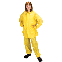 RZ300 Rain Suit, PVC, Small, Yellow Planification Entrepots Molloy