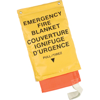 Couvertures ignifuges d'urgence, Fibre de verre, 72"lo x 72"la SB884 | Planification Entrepots Molloy