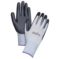 Gants l&eacute;gers enduits et respirants, 6/T-petit, R&ecirc;vetement Mousse de nitrile, Calibre 13, Enveloppe en Polyester Planification Entrepots Molloy