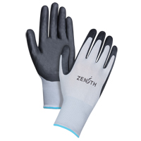 Gants l&eacute;gers enduits et respirants, 10/T-Grand, R&ecirc;vetement Mousse de nitrile, Calibre 13, Enveloppe en Polyester Planification Entrepots Molloy