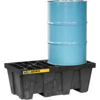 EcoPolyBlend Spill Control Pallets - Without Drain, 66 US gal. Spill Capacity, 49" x 25" x 18" Planification Entrepots Molloy
