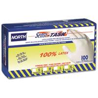 Sensi-Task Disposable Gloves, Large, Latex, 5-mil, Powder-Free, White Planification Entrepots Molloy