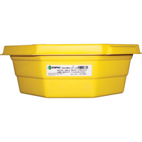 Drums-Up Jr. Trays, 22.75" L x 22.75" W x 7.5" H, 7.5 US gal. Spill Capacity Planification Entrepots Molloy