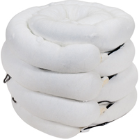 Barrage absorbant de premi&egrave;re qualit&eacute;, Huile seulement, 10' lo x 5" la, Absorption 35 gal., 4 /pqt Planification Entrepots Molloy