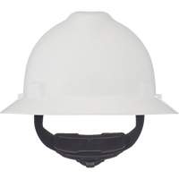 Casques de s&eacute;curit&eacute; &agrave; bordure compl&egrave;te V-Gard, R&eacute;pond aux normes CSA type 1, Suspension Rochet, Non ventil&eacute; Planification Entrepots Molloy